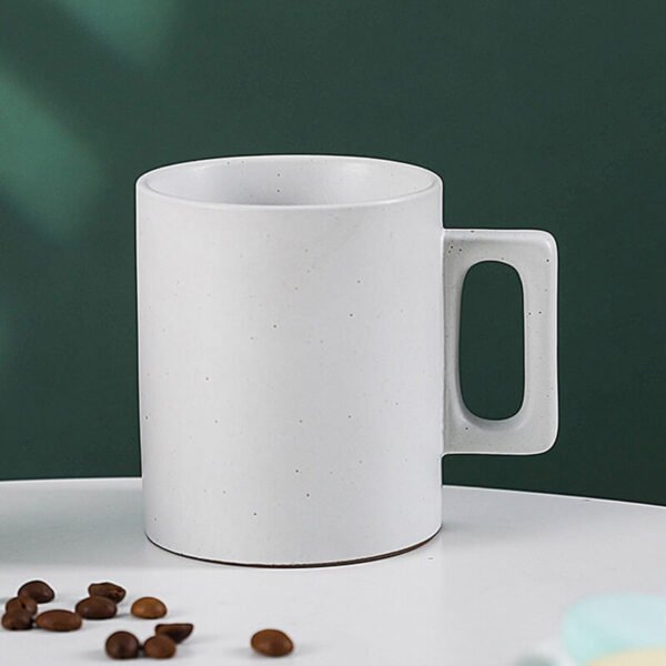 White Ceramic Coffee Mug With Handle