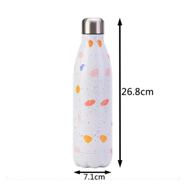 Stainless Steel Graphic Cola Bottle Size