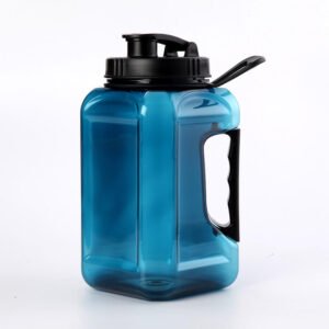 Wide-mouth Spout-lid Sports Water Bottle Blue