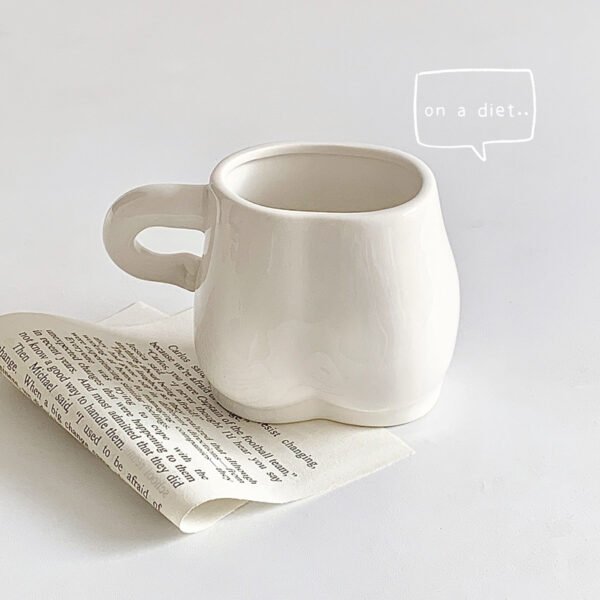 Belly Mug With Hand-Shape Handle (2)