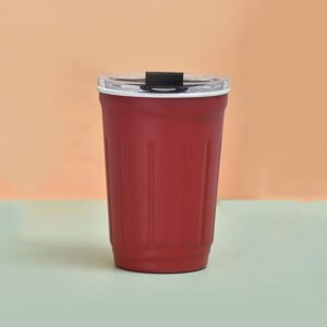 Coffee Mug with lid Red