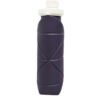 Collapsible Silicone Water Bottle With Geometric Texture purple