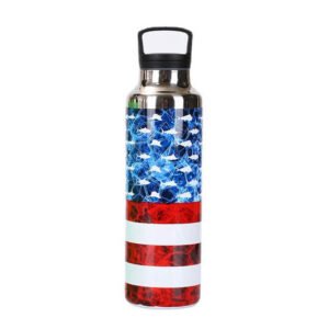 Colorful Print Stainless Steel Water Bottle