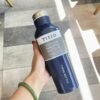 Hexagonal Shape Stainless Steel Water Bottle Blue 500ml