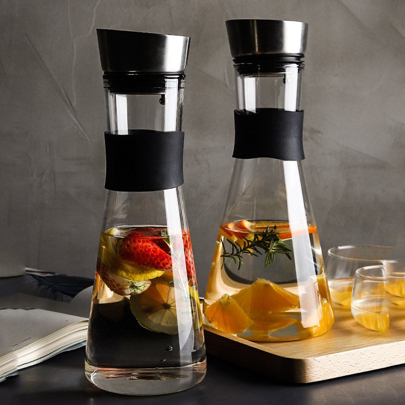 High Borosilicate Glass Water Carafe