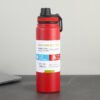 Large Capacity Stainless Steel Water Bottle Red