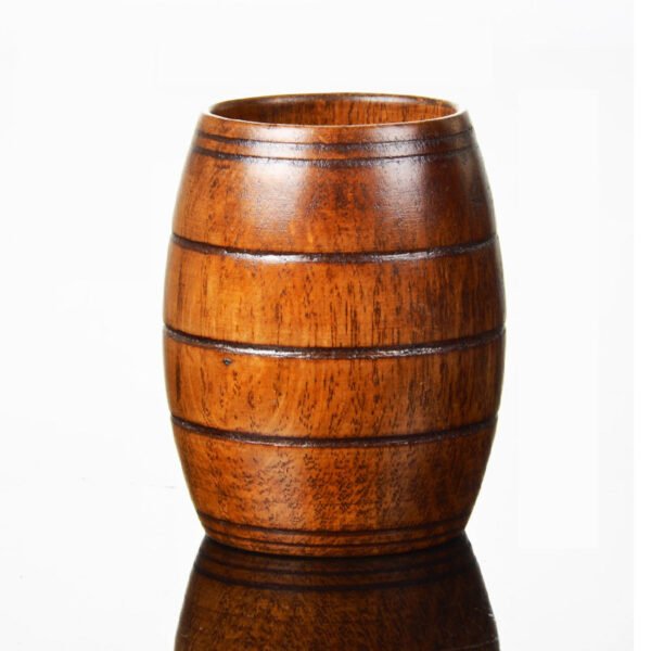 wooden barrel cup