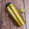 Colorful Stainless steel water bottle yellow