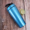 Colorful Stainless steel water bottle blue