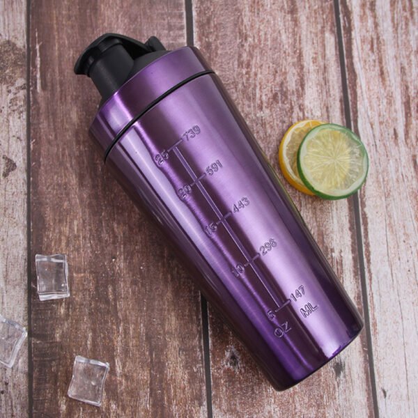 Colorful Stainless steel water bottle purple