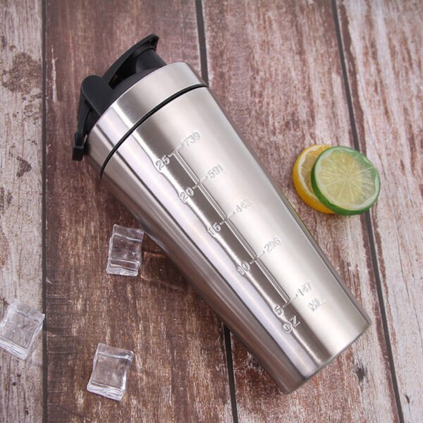 Colorful Stainless steel water bottle silver