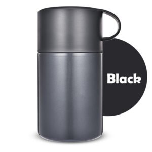 Food Insulated Flask Black