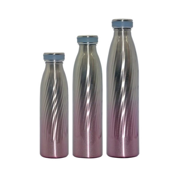 gradient stainless steel vacuum water bottle